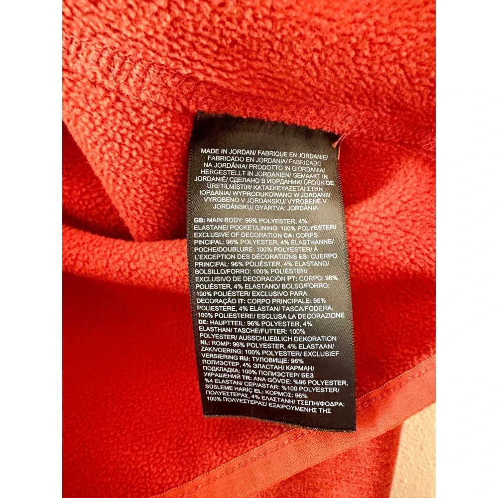 The North Face Mens Canyonlands Half-Zip Fleece Pullover Orange Size S Outfoor